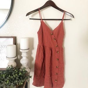 Burnt orange dress